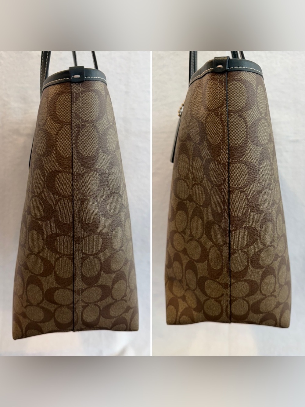 Coach Like-New Varsity City Tote CB879 - Picture 5 of 8